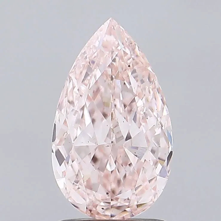 1.50ct Pear Lab Grown Diamond (Colour Fancy Intense Pink, Clarity VS2, IGI Certified)