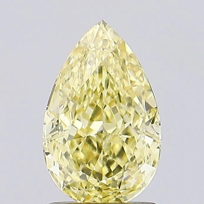 1.50ct Pear Lab Grown Diamond (Colour Fancy Intense Yellow, Clarity VVS2, IGI Certified)