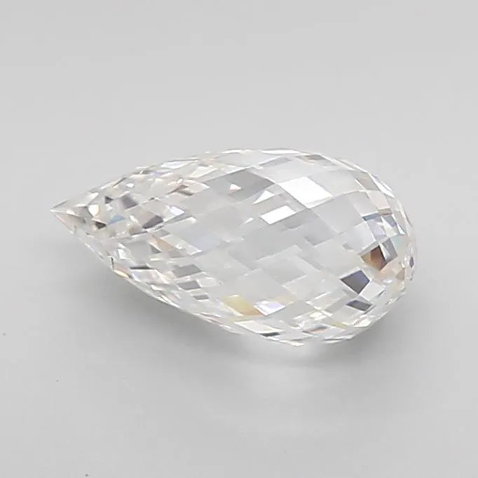 1.51ct Briolette Lab Grown Diamond (Colour E, Clarity VS2, IGI Certified)