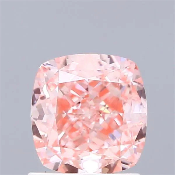 1.52ct Cushion modified Lab Grown Diamond (Colour Fancy Intense Pink, Clarity VS1, IGI Certified)