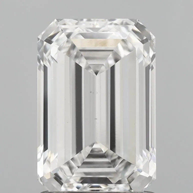 1.52ct Emerald Lab Grown Diamond (Colour E, Clarity VVS2, IGI Certified)