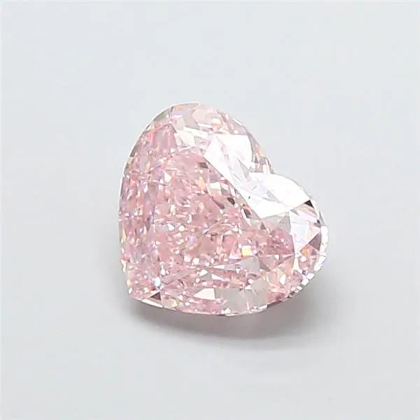 1.52ct Heart Lab Grown Diamond (Colour Fancy Pink, Clarity VS2, IGI Certified)