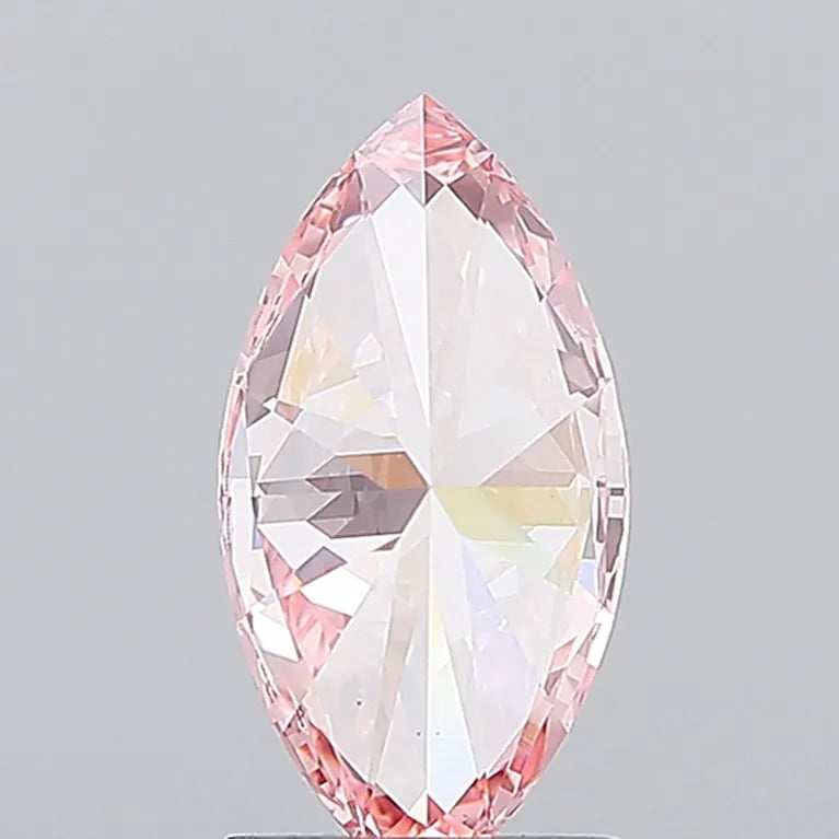 1.52ct Marquise Lab Grown Diamond (Colour Fancy Vivid Pink, Clarity VS1, IGI Certified)