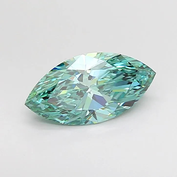 1.53ct Marquise Lab Grown Diamond (Colour Fancy Vivid Green, Clarity VVS2, IGI Certified)