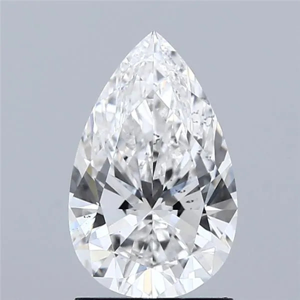 1.53ct Pear Lab Grown Diamond (Colour E, Clarity SI1, IGI Certified)