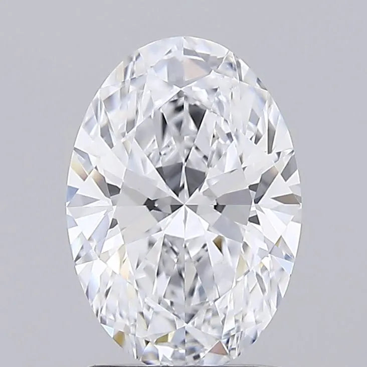 1.55ct Oval Lab Grown Diamond (Colour D, Clarity IF, IGI Certified)