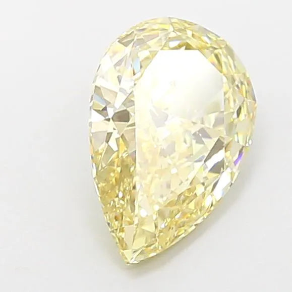 1.56ct Pear Lab Grown Diamond (Colour Fancy Light Yellow, Clarity VVS2, Cut GD, IGI Certified)