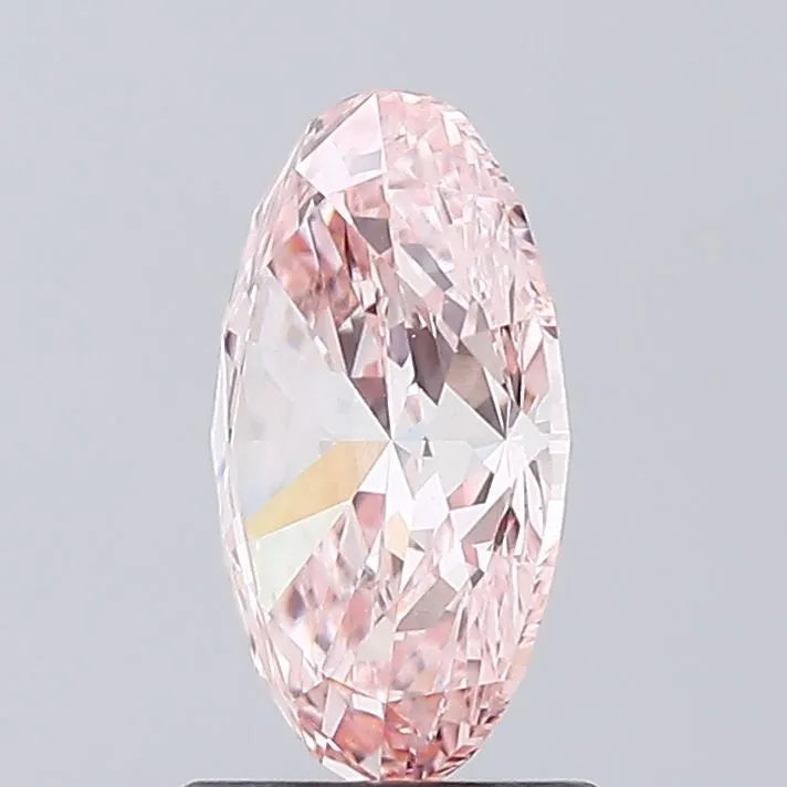 1.59ct Oval Lab Grown Diamond (Colour Fancy Vivid Pink, Clarity VS2, IGI Certified)