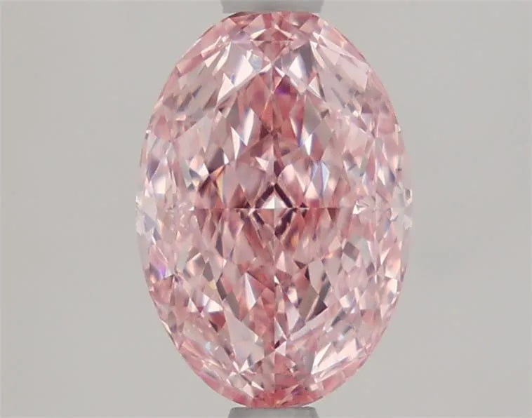 1.74ct Oval Lab Grown Diamond (Colour Fancy Vivid Pink, Clarity VS1, IGI Certified)