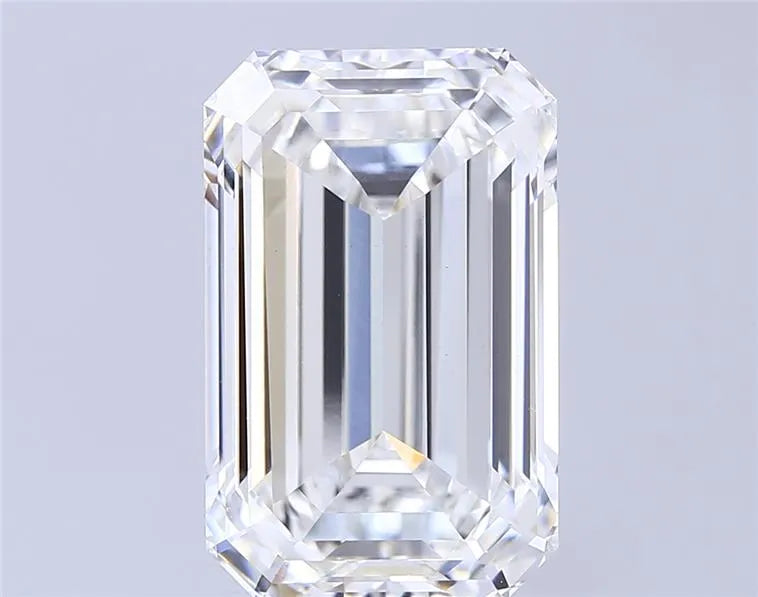 10.10ct Emerald Lab Grown Diamond (Colour F, Clarity VVS2, IGI Certified)