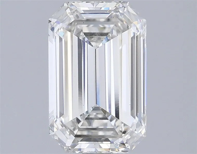 2.02ct Emerald Lab Grown Diamond (Colour G, Clarity VVS2, IGI Certified)