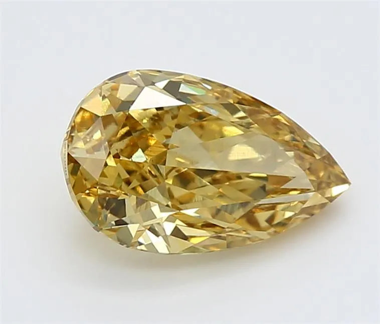 1.81ct Pear Lab Grown Diamond (Colour Fancy Vivid Yellow, Clarity VS1, IGI Certified)