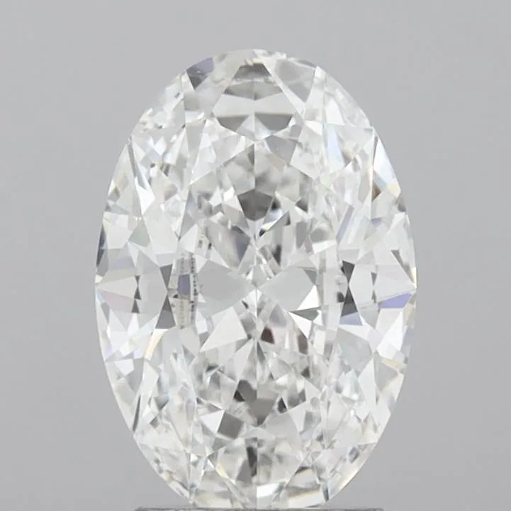 2.52ct Oval Lab Grown Diamond (Colour E, Clarity VVS2, IGI Certified)