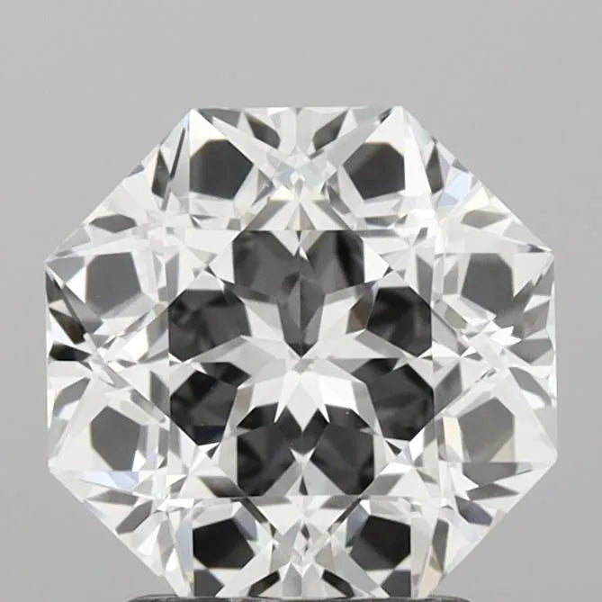 2.04ct Octagonal Lab Grown Diamond (Colour E, Clarity VVS2, IGI Certified)