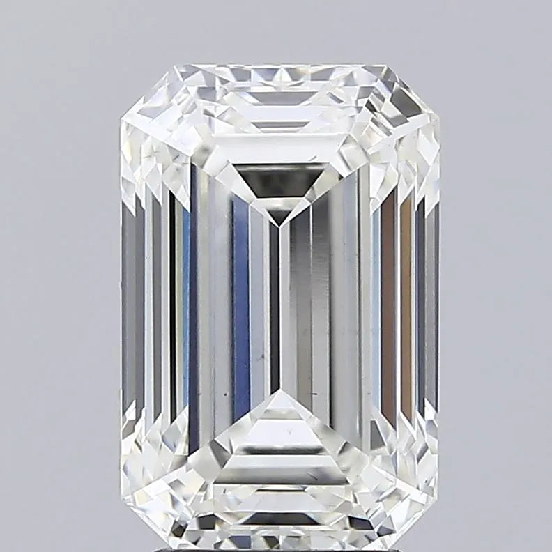 3.80ct Emerald Lab Grown Diamond (Colour H, Clarity VS2, IGI Certified)