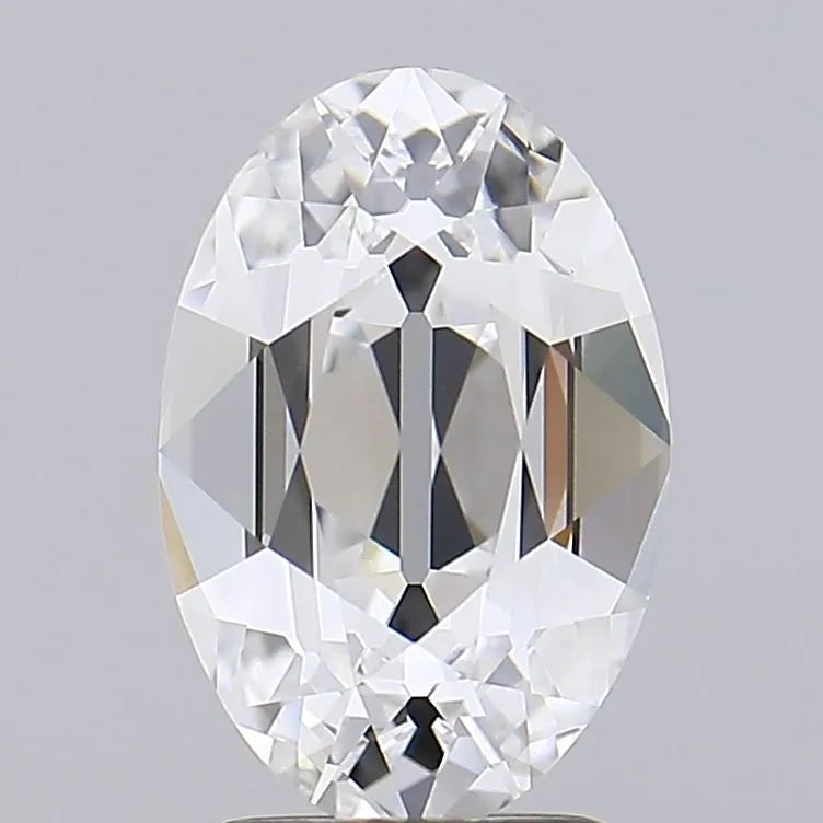 3.11ct Oval Lab Grown Diamond (Colour E, Clarity VVS2, IGI Certified)