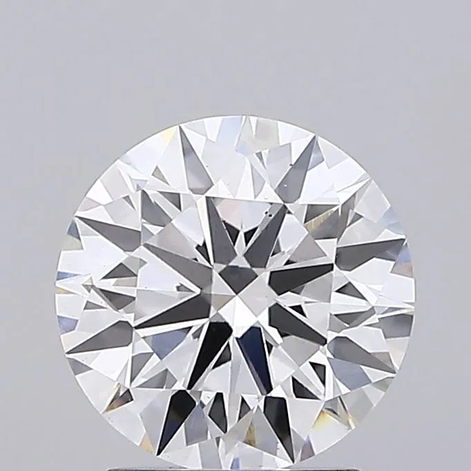 2.01ct Round Lab Grown Diamond (Colour E, Clarity VS2, Cut ID, IGI Certified)