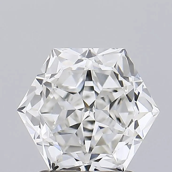 2.01ct Hexagonal Lab Grown Diamond (Colour G, Clarity VS1, IGI Certified)