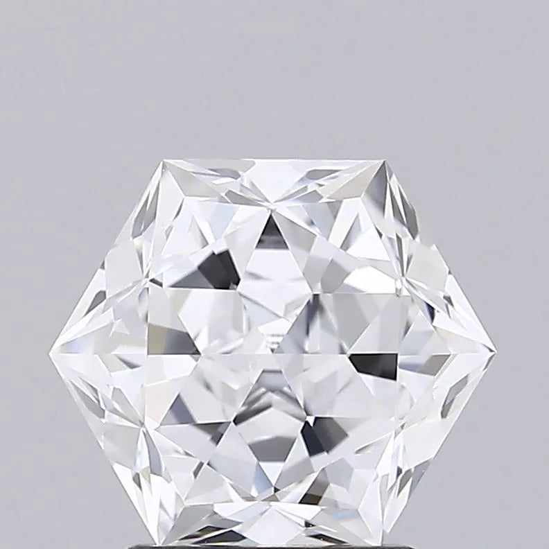 2.10ct Hexagonal Lab Grown Diamond (Colour D, Clarity VVS2, IGI Certified)