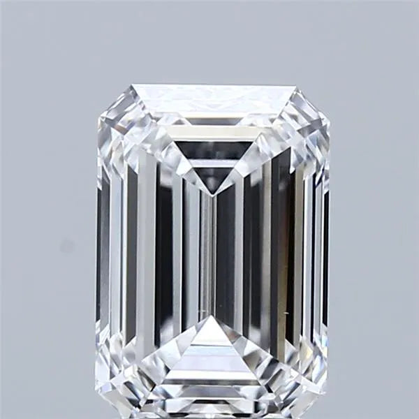 2.00ct Emerald Lab Grown Diamond (Colour D, Clarity VS1, IGI Certified)