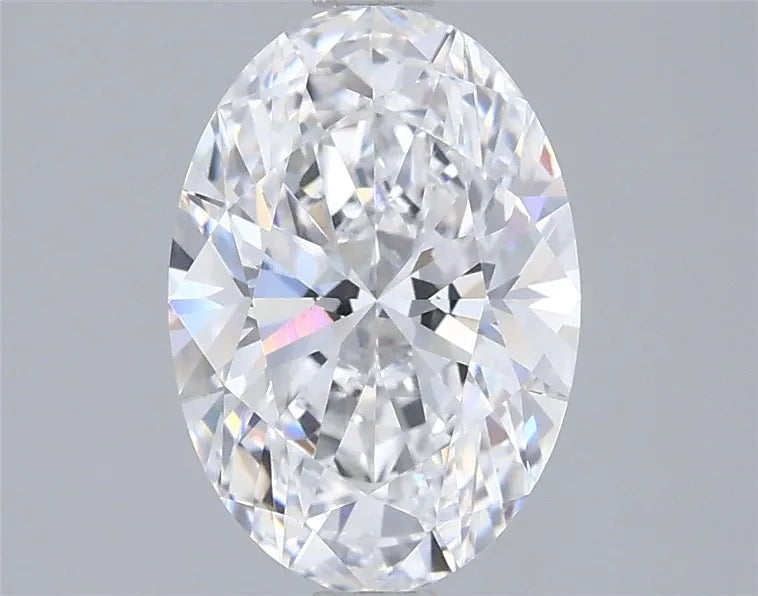 2.00ct Oval Lab Grown Diamond (Colour D, Clarity VVS1, IGI Certified)