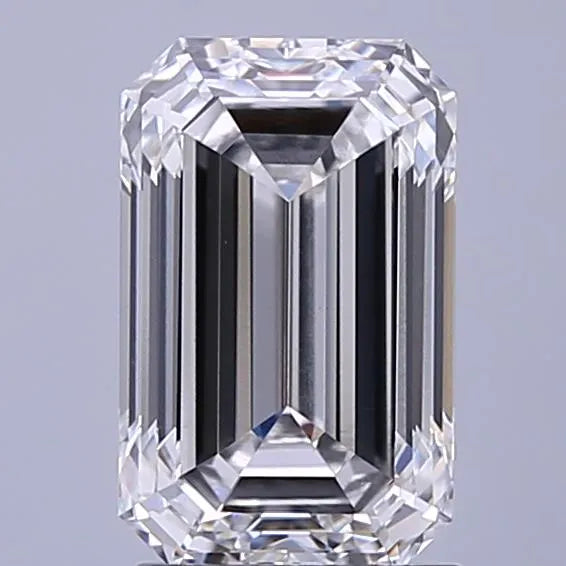 2.01ct Emerald Lab Grown Diamond (Colour E, Clarity VVS2, IGI Certified)