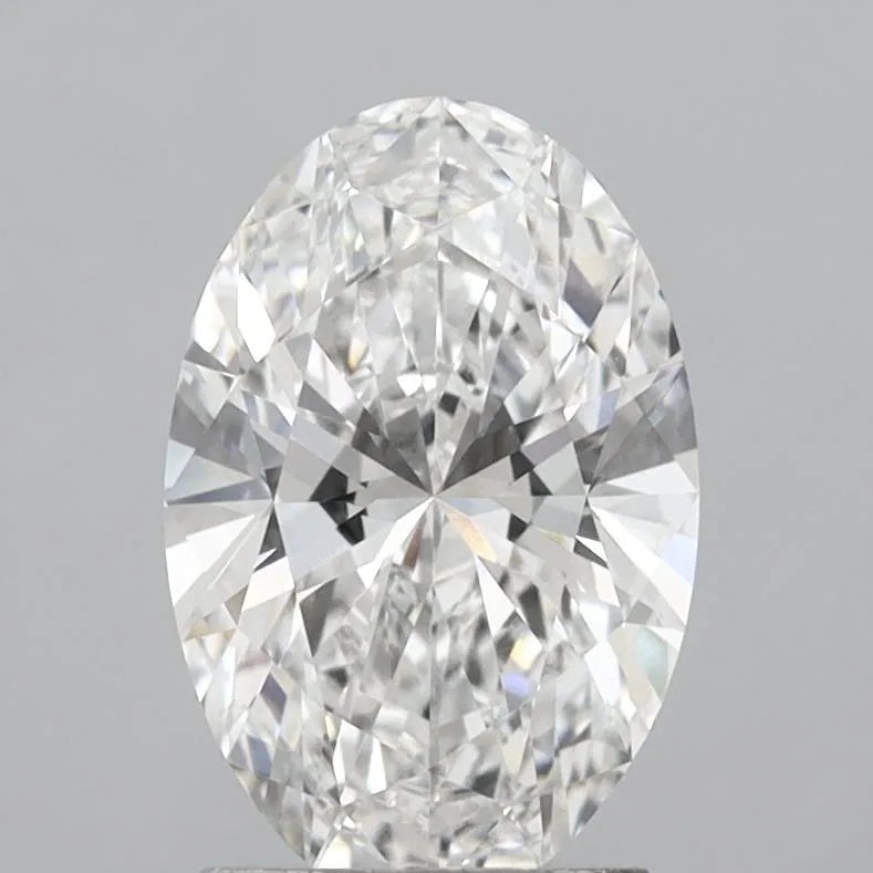 2.03ct Oval Lab Grown Diamond (Colour E, Clarity VVS2, IGI Certified)