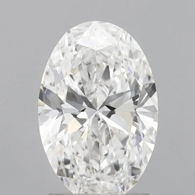 2.03ct Oval Lab Grown Diamond (Colour E, Clarity VVS2, IGI Certified)