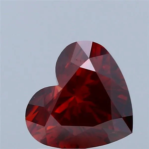2.04ct Heart Lab Grown Diamond (Colour Fancy Orangey Brown, Clarity VS1, IGI Certified)