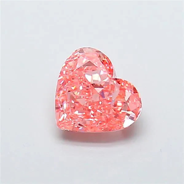 2.04ct Heart Lab Grown Diamond (Colour Fancy Vivid Pink, Clarity VVS1, IGI Certified)