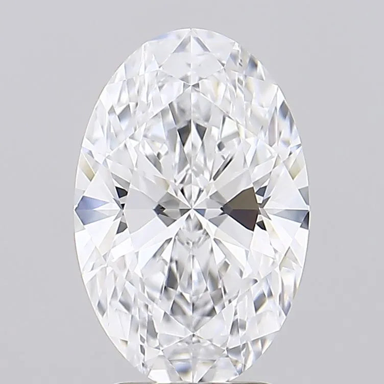 2.06ct Oval Lab Grown Diamond (Colour D, Clarity IF, IGI Certified)