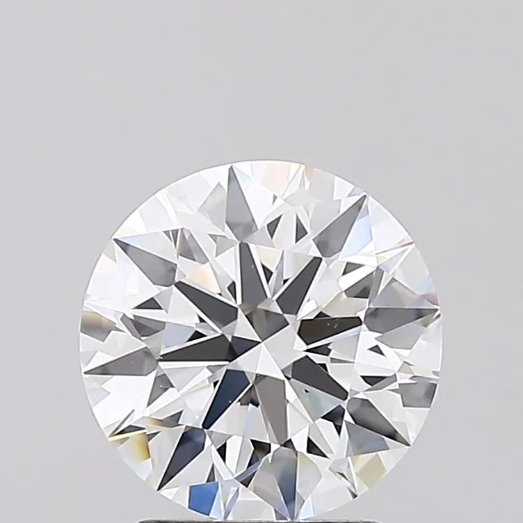 2.25ct Round Lab Grown Diamond (Colour D, Clarity IF, Cut ID, IGI Certified)