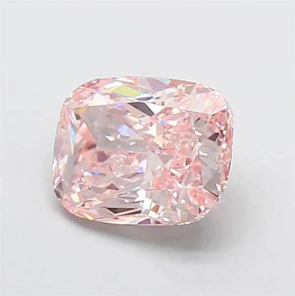 2.30ct Cushion modified Lab Grown Diamond (Colour Fancy Intense Pink, Clarity VS1, IGI Certified)