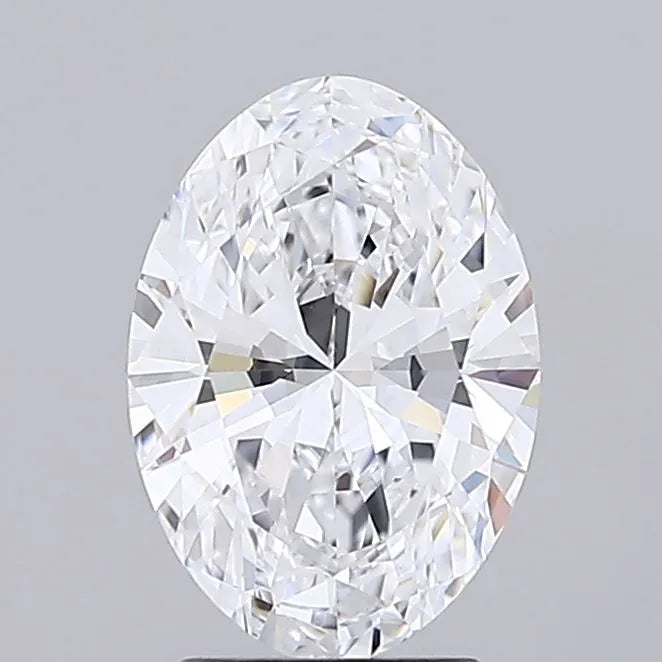 2.31ct Oval Lab Grown Diamond (Colour D, Clarity IF, IGI Certified)