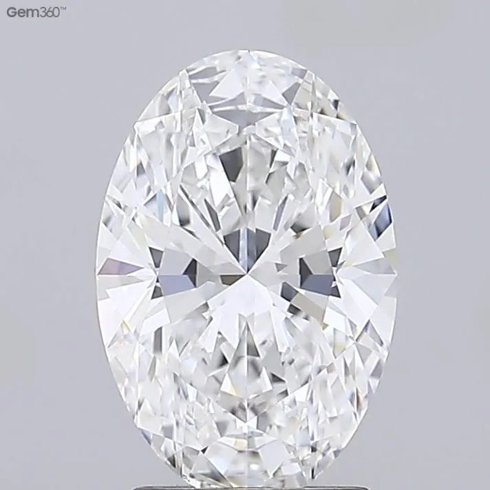 2.34ct Oval Lab Grown Diamond (Colour E, Clarity VVS2, IGI Certified)