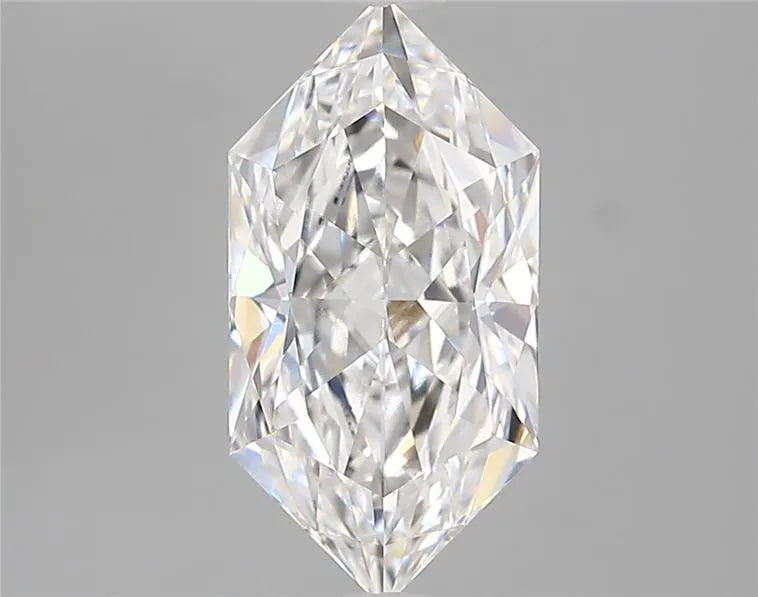 2.41ct Hexagonal Lab Grown Diamond (Colour D, Clarity VVS2, IGI Certified)
