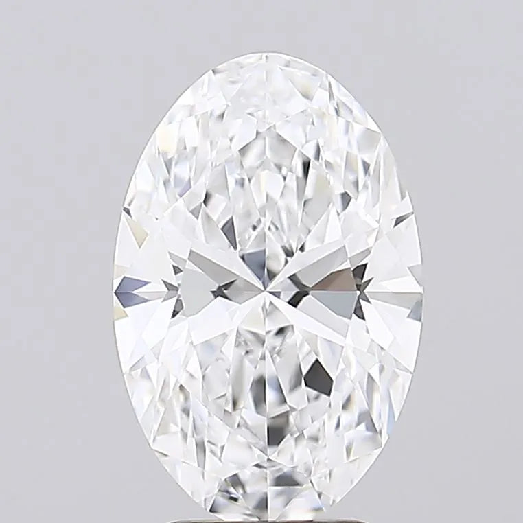 2.41ct Oval Lab Grown Diamond (Colour D, Clarity VVS1, IGI Certified)