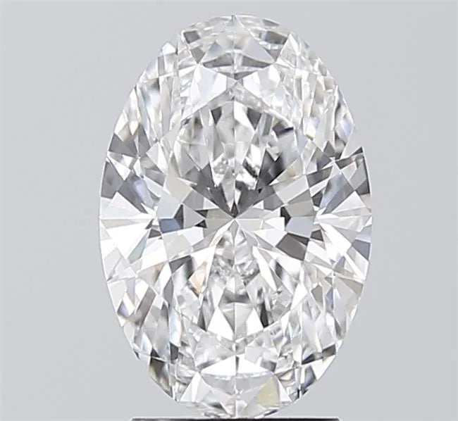 2.41ct Oval Lab Grown Diamond (Colour F, Clarity VVS2, IGI Certified)