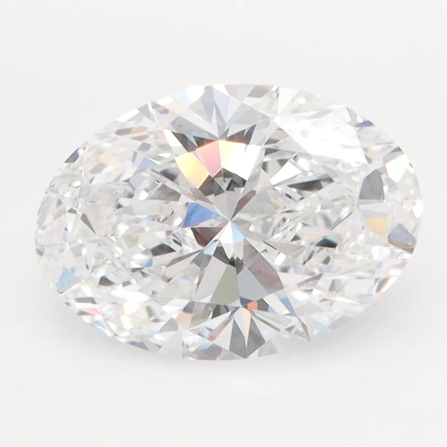 2.45ct Oval Lab Grown Diamond (Colour D, Clarity VVS1, GIA Certified)