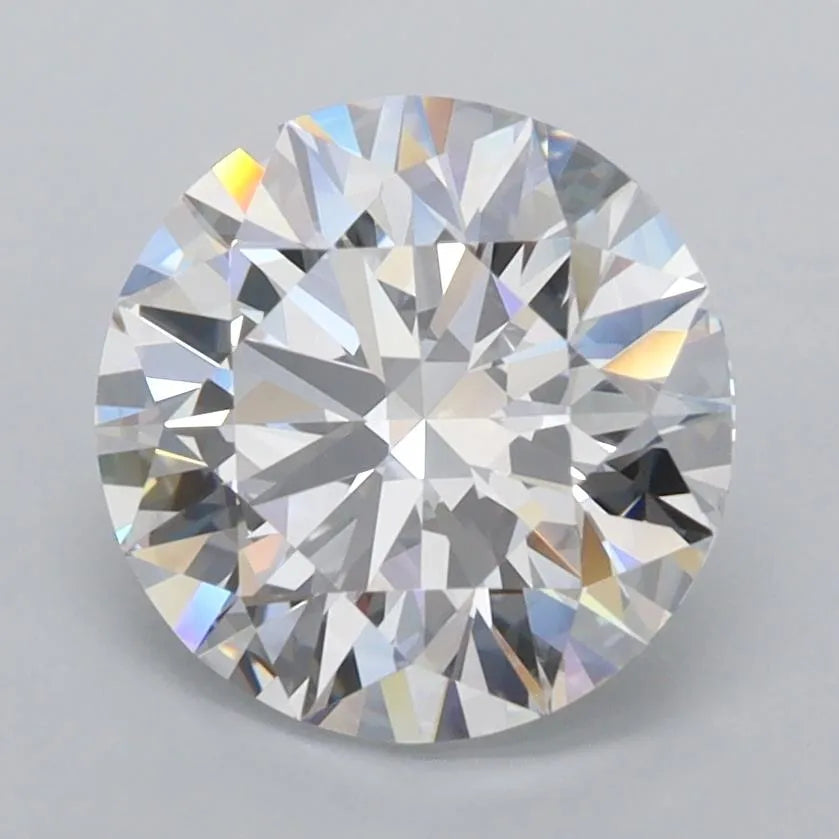 2.50ct Round Lab Grown Diamond (Colour D, Clarity FL, Cut ID, IGI Certified)