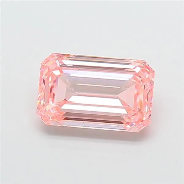 2.51ct Emerald Lab Grown Diamond (Colour Fancy Vivid Pink, Clarity VS1, IGI Certified)