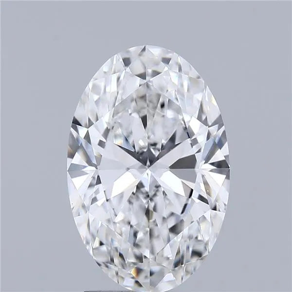 2.52ct Oval Lab Grown Diamond (Colour E, Clarity VVS2, IGI Certified)