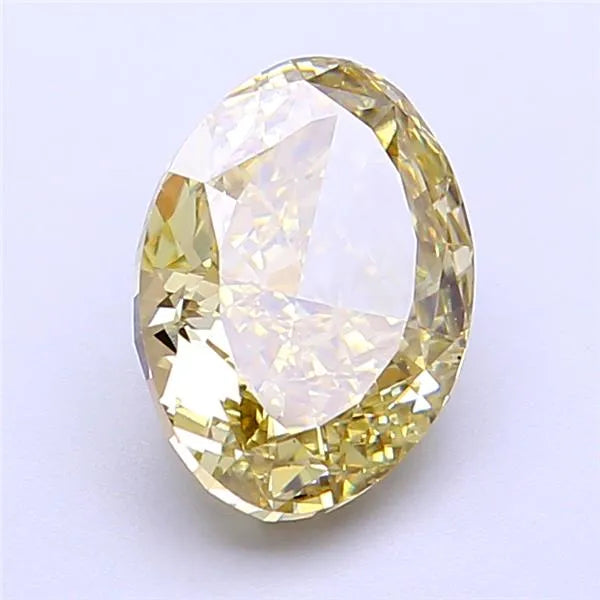 2.53ct Oval Lab Grown Diamond (Colour Fancy Yellow, Clarity VS1, IGI Certified)