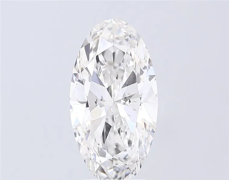 2.57ct Oval Lab Grown Diamond (Colour E, Clarity VS2, IGI Certified)