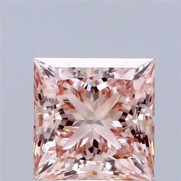2.59ct Princess Lab Grown Diamond (Colour Fancy Intense Pink, Clarity VVS2, IGI Certified)