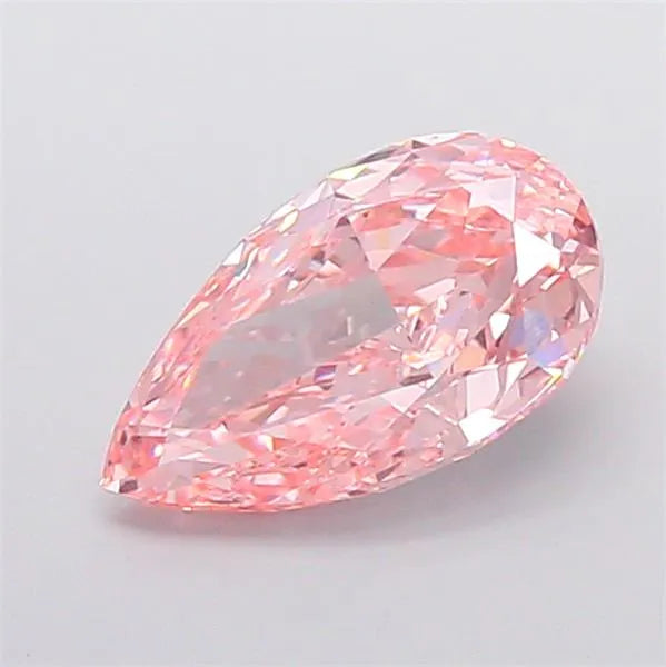 2.68ct Pear Lab Grown Diamond (Colour Fancy Vivid Pink, Clarity VVS2, IGI Certified)