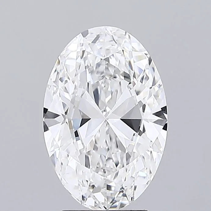 2.70ct Oval Lab Grown Diamond (Colour E, Clarity VVS2, IGI Certified)