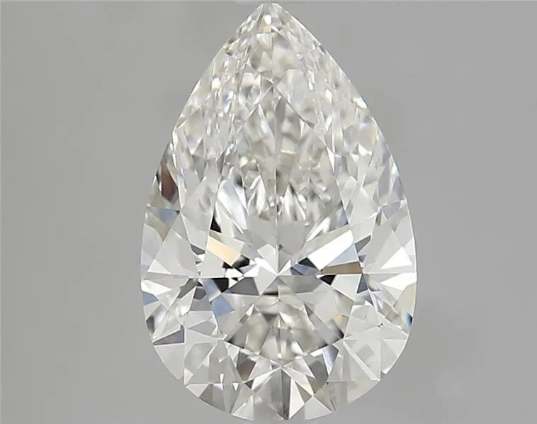2.70ct Pear Lab Grown Diamond (Colour G, Clarity VVS2, Cut EX, IGI Certified)