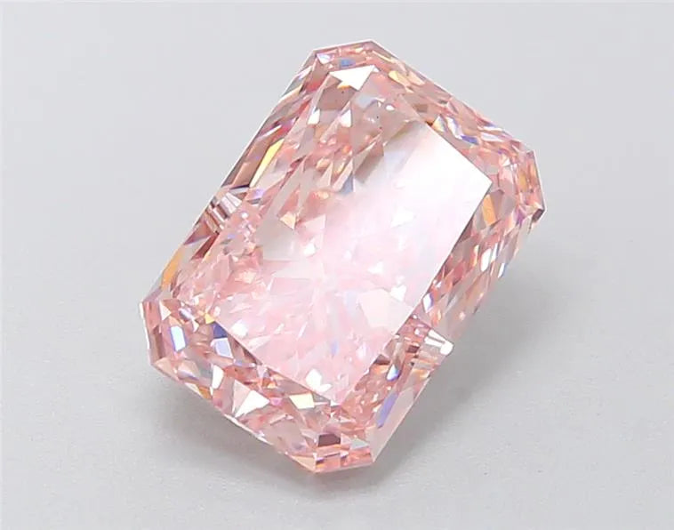 2.76ct Radiant Lab Grown Diamond (Colour Fancy Intense Pink, Clarity VS1, IGI Certified)