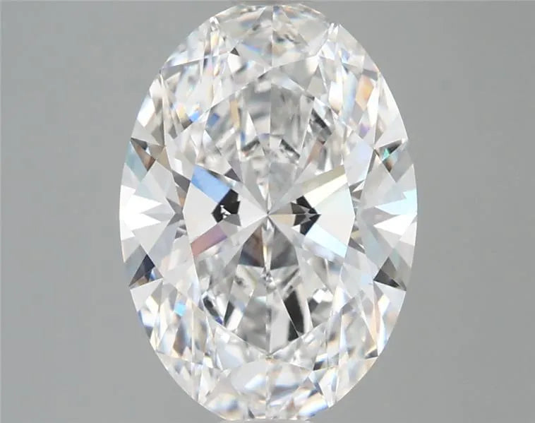 2.87ct Oval Lab Grown Diamond (Colour D, Clarity VVS2, IGI Certified)
